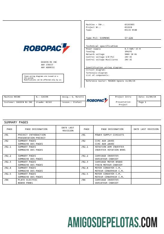 imprimível ITÁLIA ROPOBAC SYSTEMI Modelo Word e PDF para fatura de serviços públicos comerciais